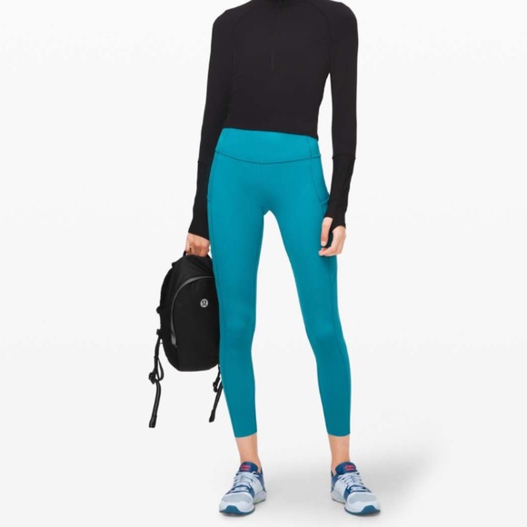 Lululemon Fast and Free Tight II 25" *Non-Reflective Nulux in Ice Cave size 6 - Picture 7 of 9